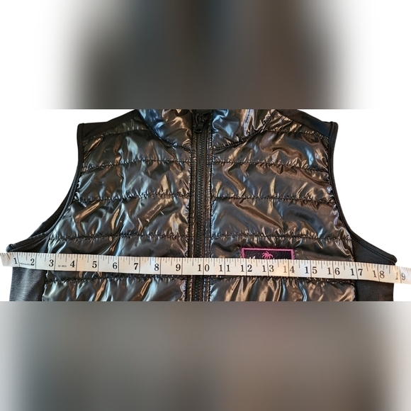 Margaritaville Woman To Blame Puff Vest Full-Zip Women's M Black - Picture 13 of 15